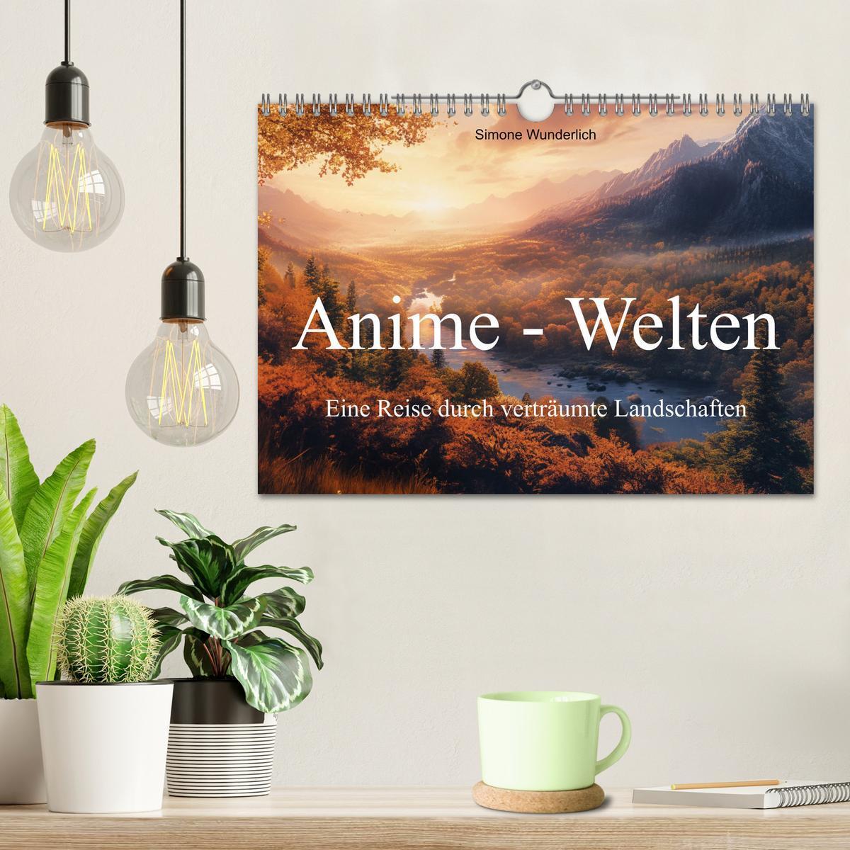 Bild: 9783383786099 | Anime - Welten: Eine Reise durch verträumte Welten (Wandkalender...