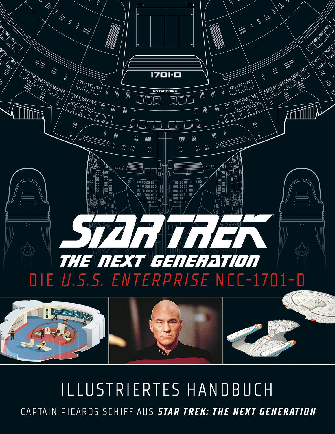 Cover: 9783966584142 | Illustriertes Handbuch: Die U.S.S. Enterprise NCC-1701-D / Captain...