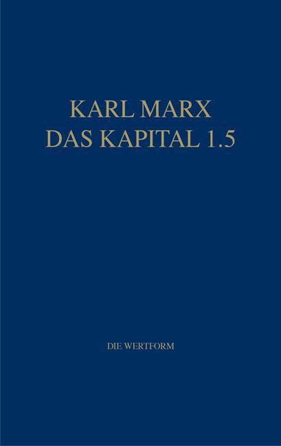 Cover: 9783320023348 | Marx Das Kapital 1.1.-1.5. / Das Kapital 1.5 | Die Wertform | Marx