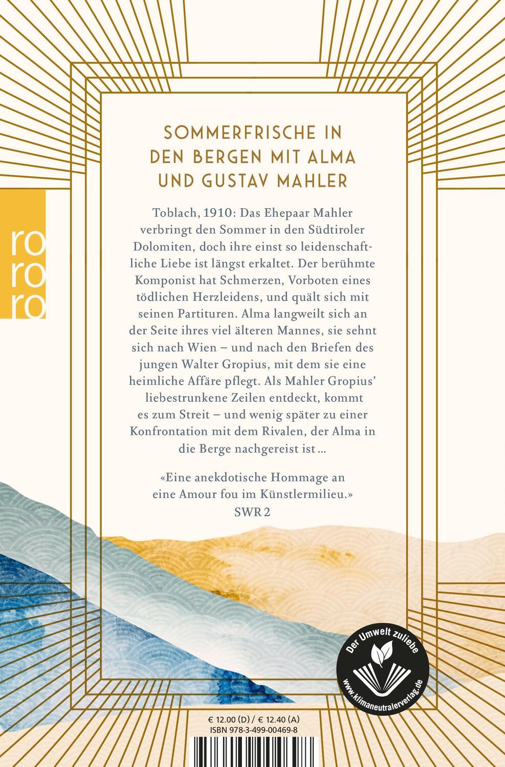 Rückseite: 9783499004698 | Almas Sommer | Lenz Koppelstätter | Taschenbuch | Deutsch | 2023