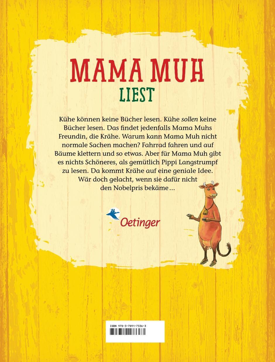 Rückseite: 9783789173363 | Mama Muh liest | Jujja Wieslander | Buch | Mama Muh | 32 S. | Deutsch