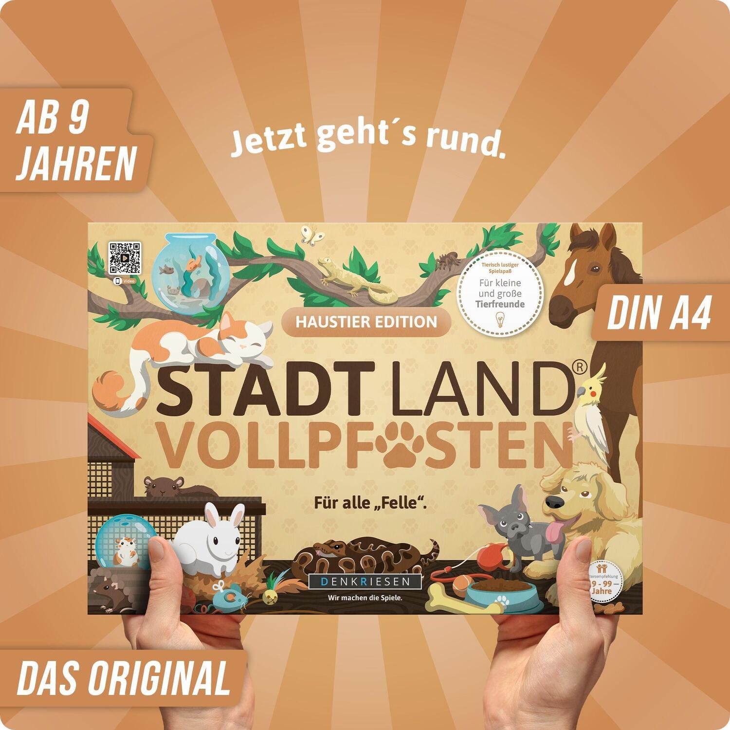 Bild: 4260528095278 | DENKRIESEN - STADT LAND VOLLPFOSTEN® - HAUSTIER EDITION - "Für alle...