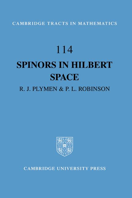 Cover: 9780521450225 | Spinors in Hilbert Space | Roger Plymen | Buch | Englisch | 2010