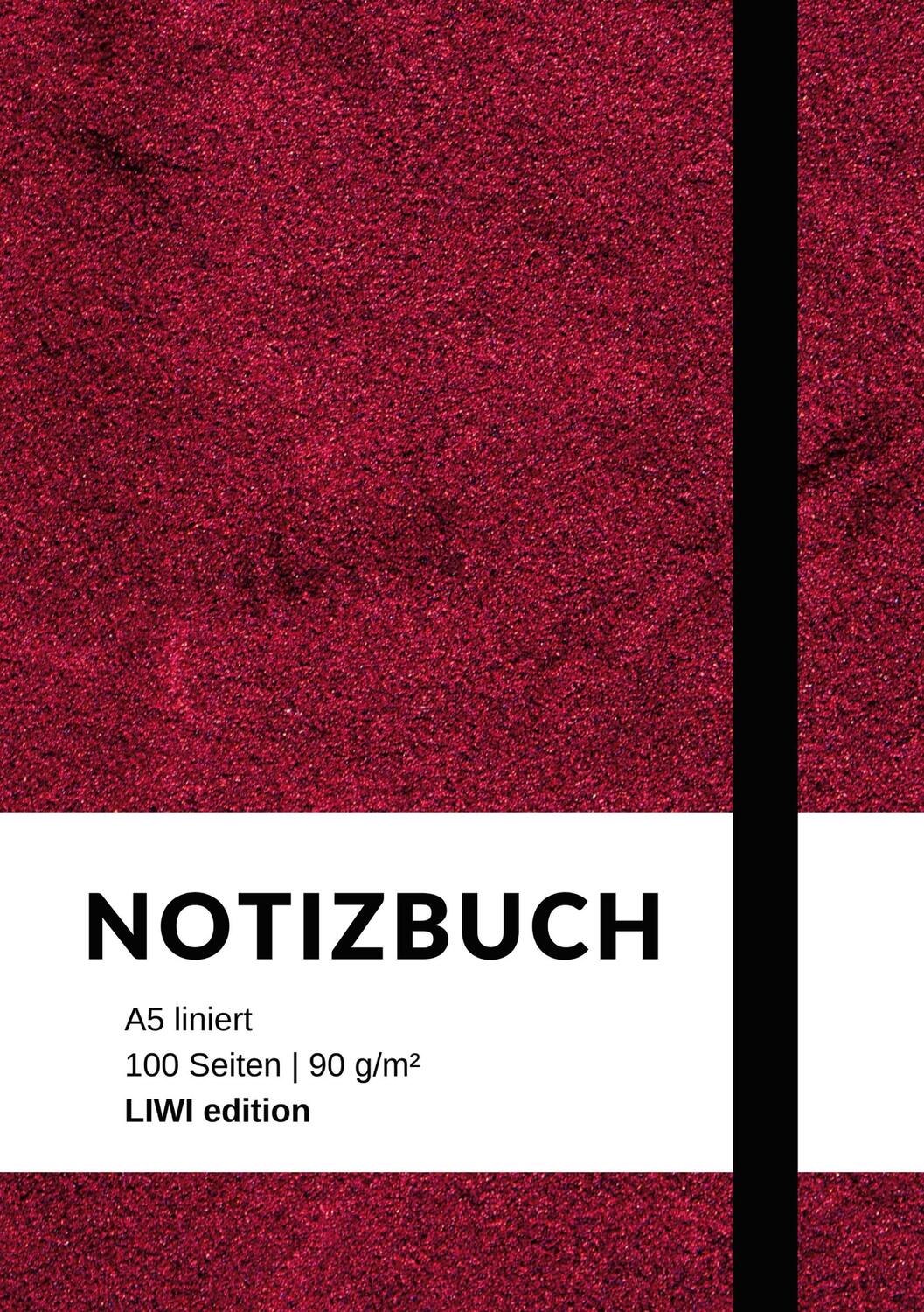 Cover: 9783965424449 | Notizbuch A5 liniert - 100 Seiten 90g/m² - Soft Cover violett - FSC...