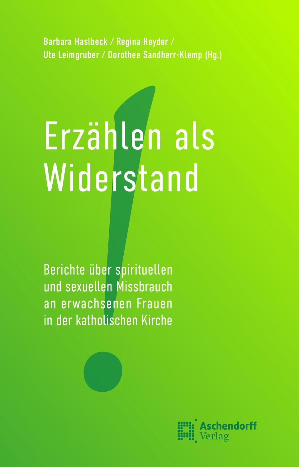 Cover: 9783402247426 | Erzählen als Widerstand | Barbara Haslbeck (u. a.) | Buch | Deutsch