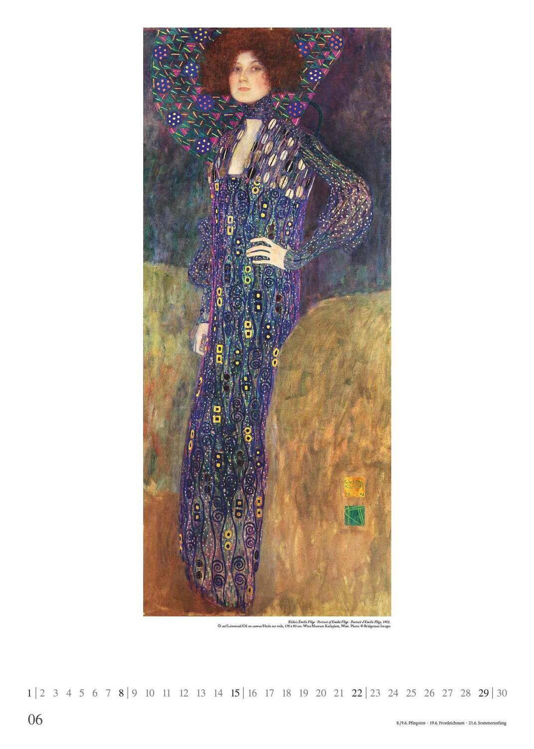 Bild: 4250809653327 | Gustav Klimt 2025 - Kunst-Kalender - Poster-Kalender - 50x70 | 28 S.