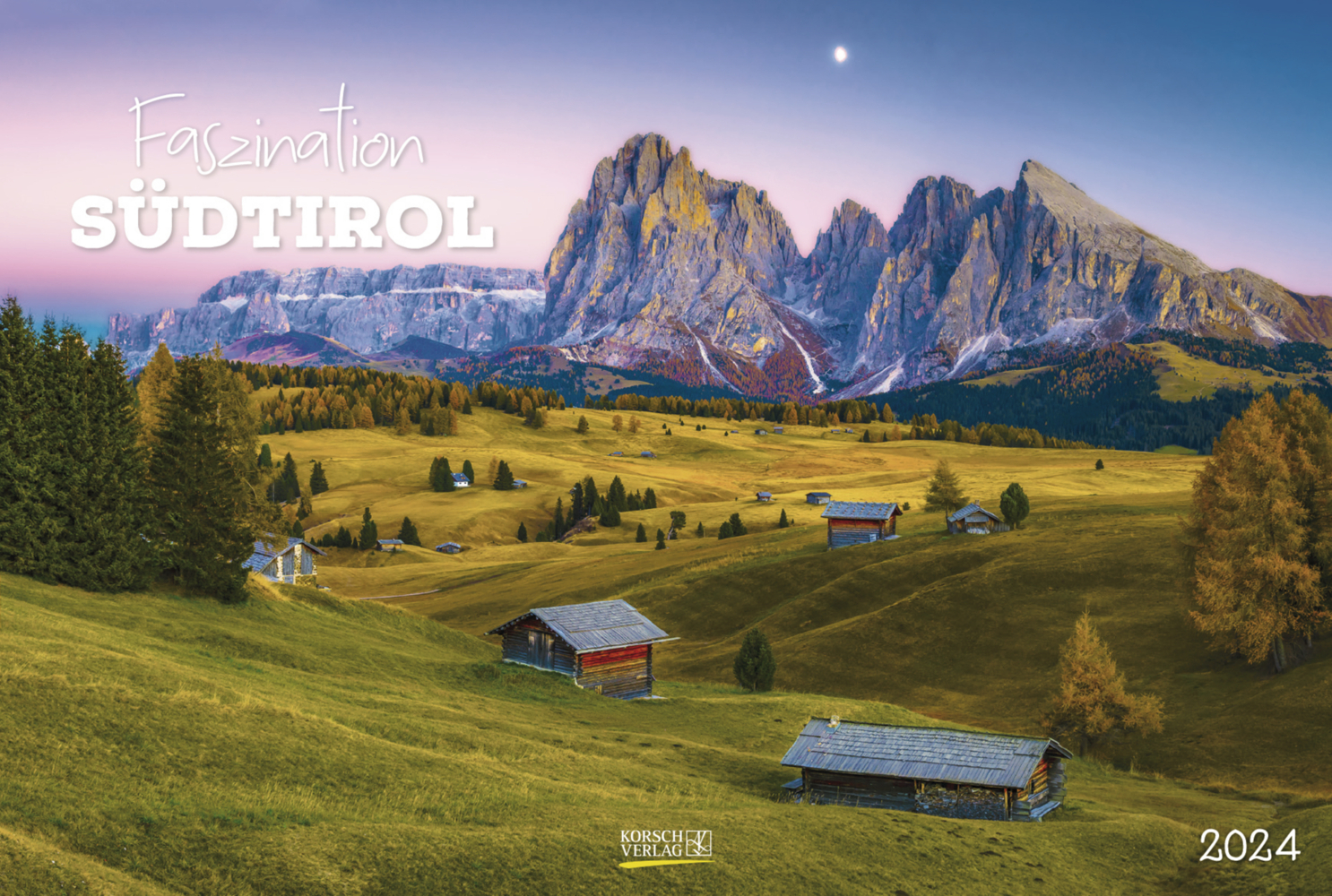 Cover: 9783731868682 | Faszination Südtirol 2024 | Korsch Verlag | Kalender | Spiralbindung