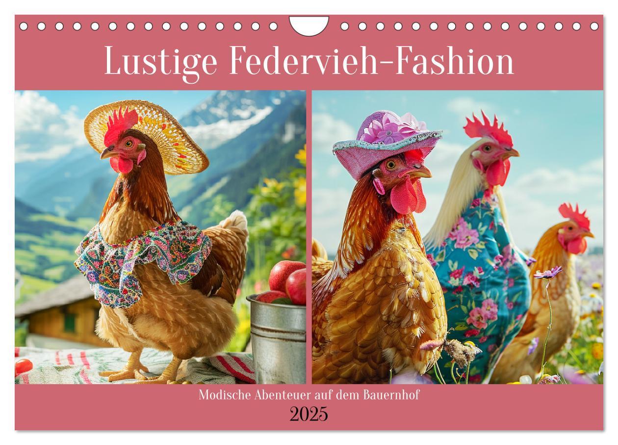 Cover: 9783435648696 | Lustige Federvieh-Fashion. Modische Abenteuer auf dem Bauernhof...