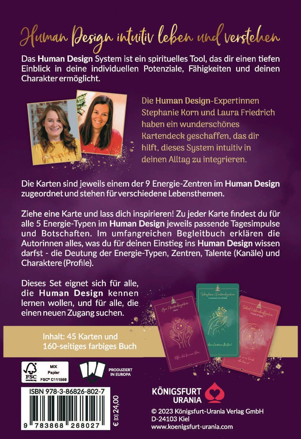 Bild: 9783868268027 | Human Design Cards: Human Design intuitiv verstehen und leben | Buch