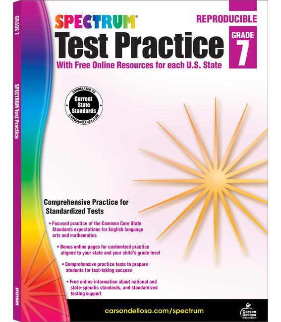 Cover: 9781620575994 | Spectrum Test Practice, Grade 7 | Volume 67 | Taschenbuch | Englisch
