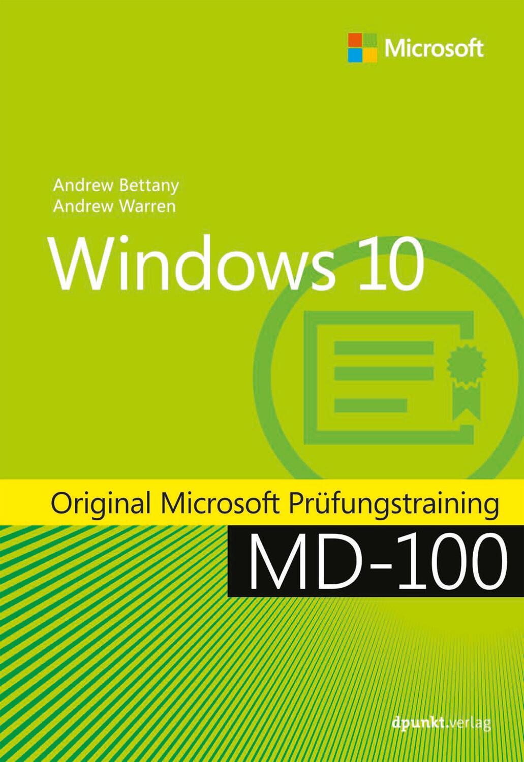 Cover: 9783864907180 | Windows 10 | Original Microsoft Prüfungstraining MD-100 | Buch | 2019