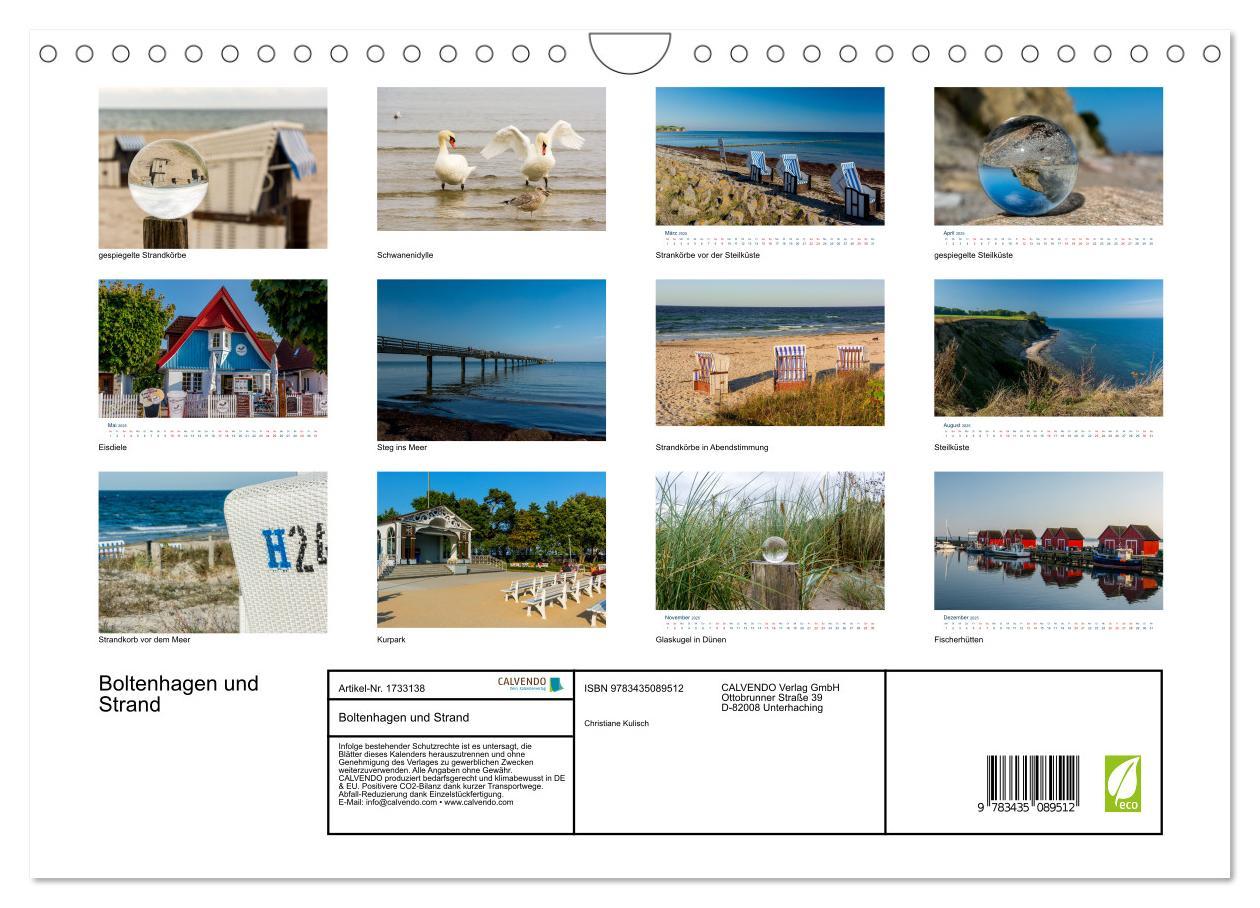 Bild: 9783435089512 | Boltenhagen und Strand (Wandkalender 2025 DIN A4 quer), CALVENDO...