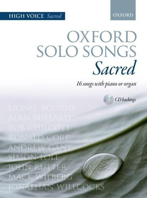 Cover: 9780193365810 | Oxford Solo Songs Sacred | Oxford University Press | EAN 9780193365810