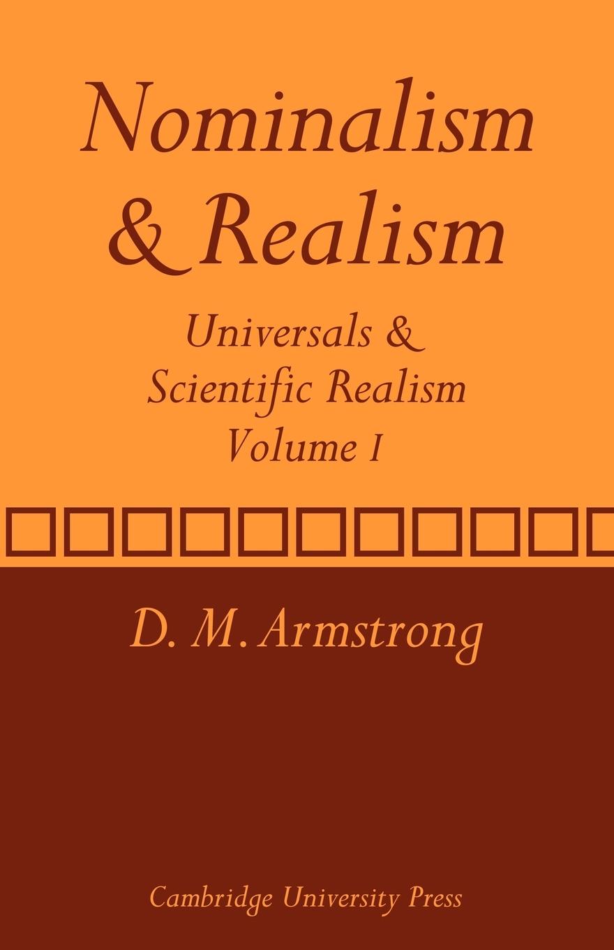 Cover: 9780521280334 | Nominalism and Realism | Volume 1: Universals and Scientific Realism