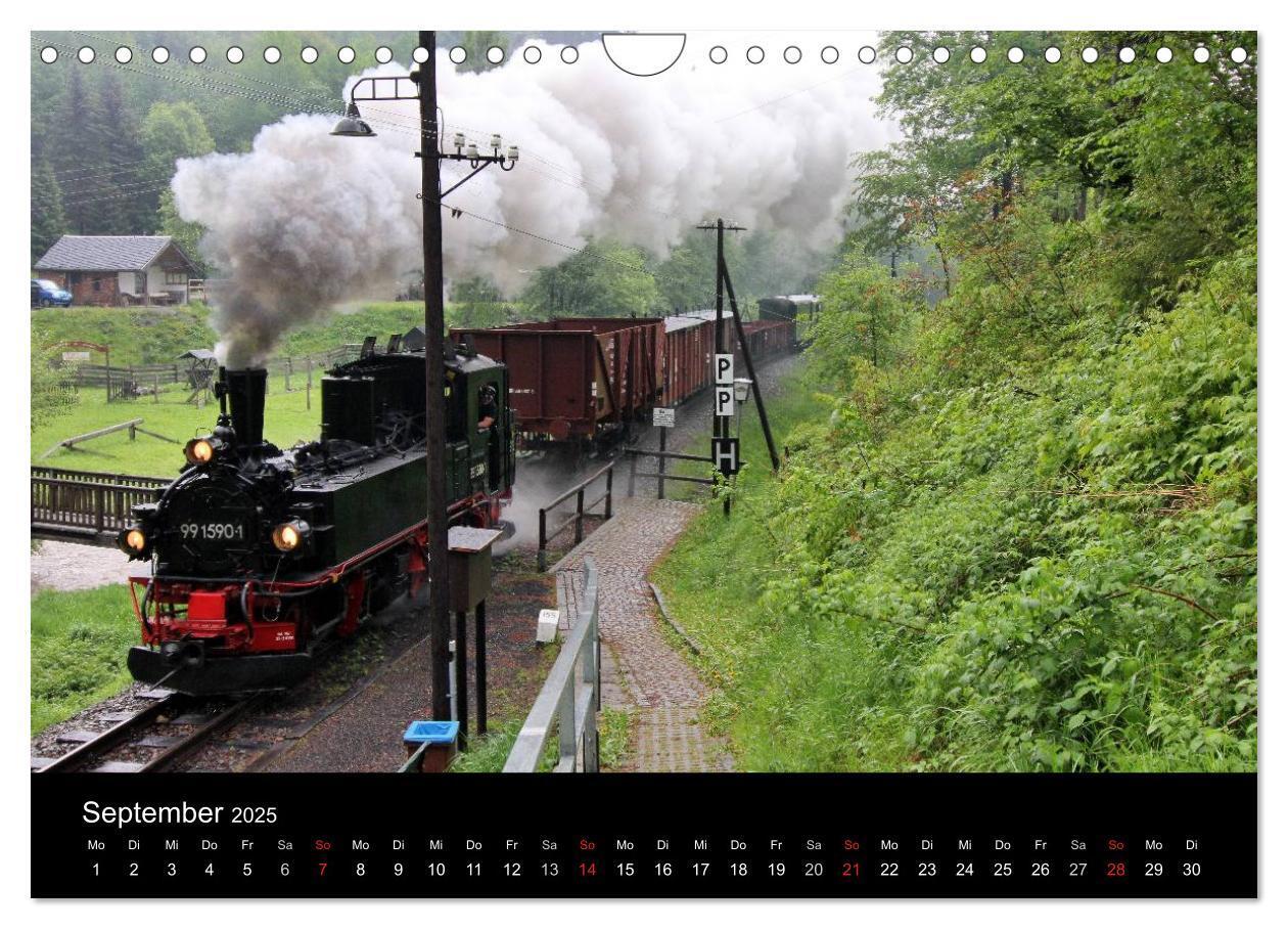 Bild: 9783435823239 | Dampfbahnromantik auf schmaler Spur (Wandkalender 2025 DIN A4...