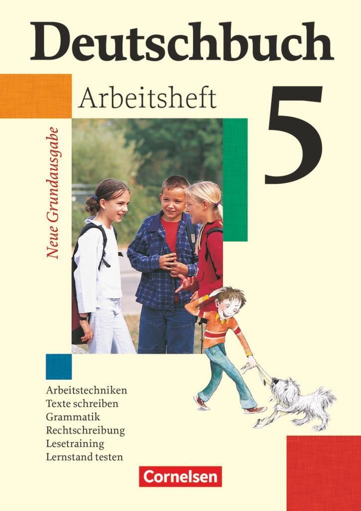 Cover: 9783060608027 | Deutschbuch Grundausgabe 5. Schuljahr. Arbeitsheft mit Lösungen....