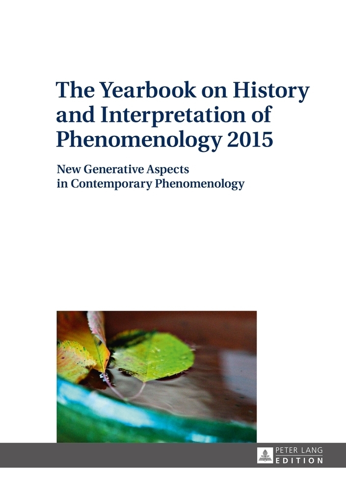 Cover: 9783631669136 | The Yearbook on History and Interpretation of Phenomenology 2015