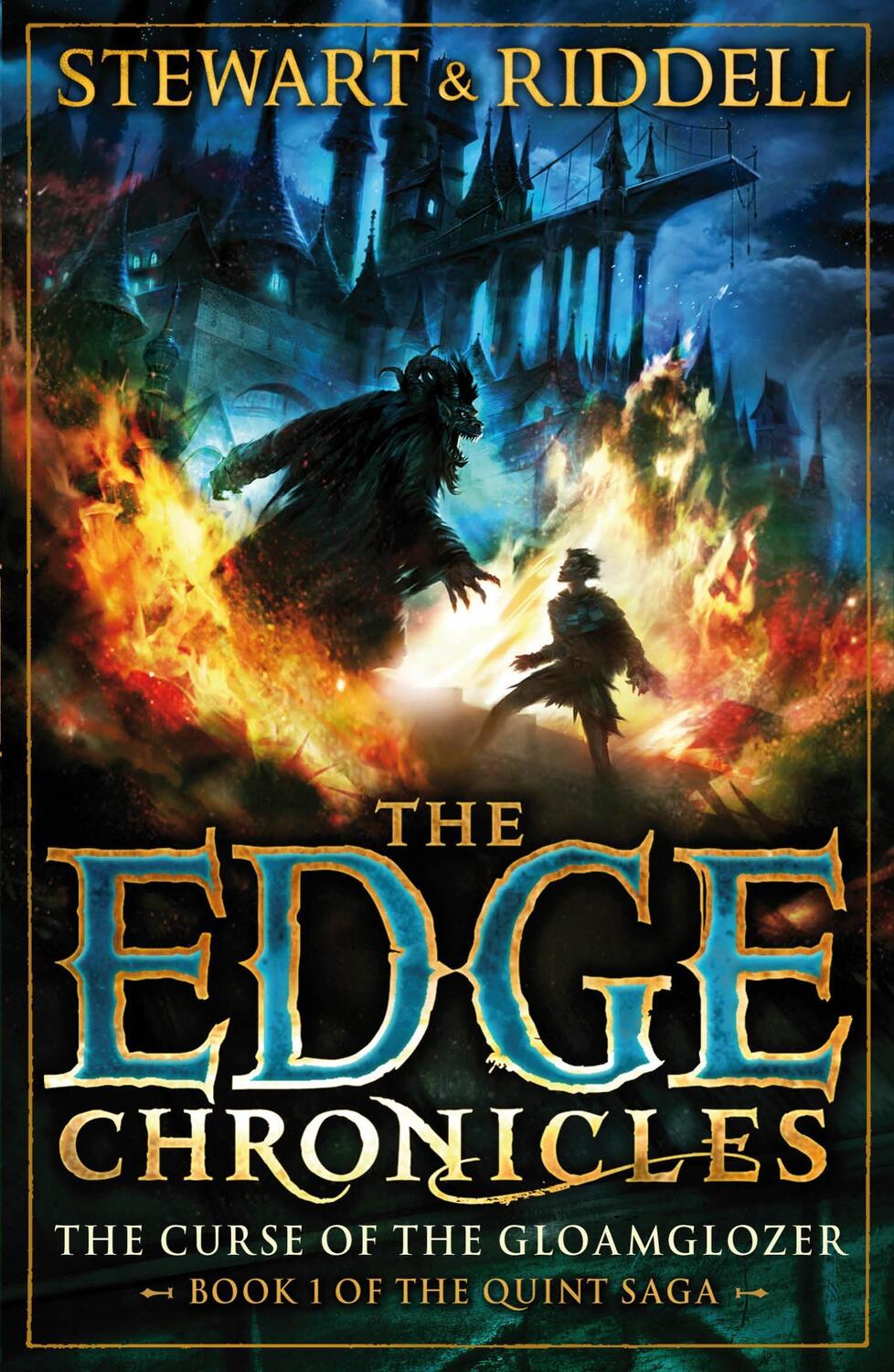 Cover: 9780552569620 | The Edge Chronicles 1: The Curse of the Gloamglozer | Stewart (u. a.)
