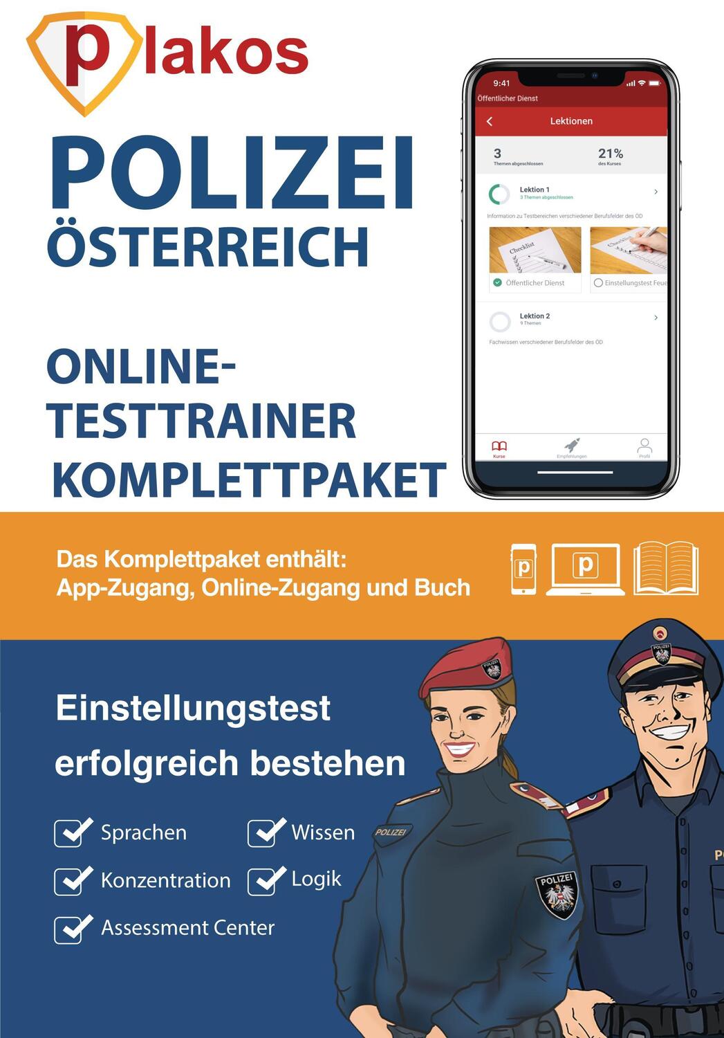 Cover: 9783985256280 | Polizei Österreich Einstellungstest Komplettpaket | Waldemar Erdmann
