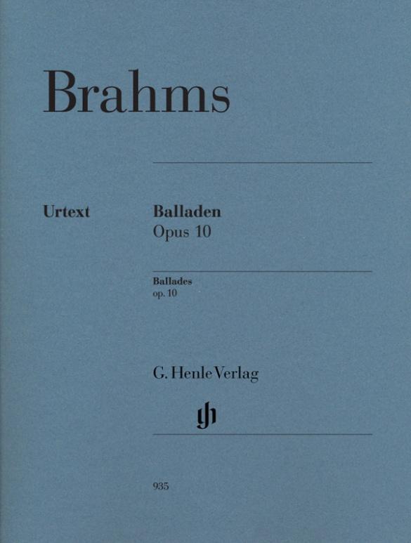 Cover: 9790201809359 | Brahms, Johannes - Balladen op. 10 | Instrumentation: Piano solo