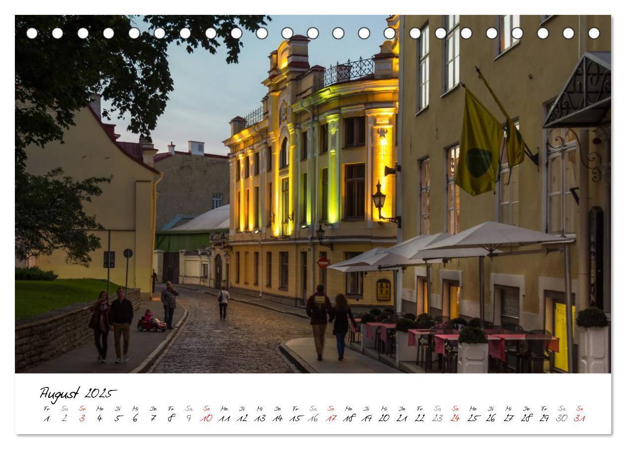 Bild: 9783435651252 | Tallinn Altstadt (Tischkalender 2025 DIN A5 quer), CALVENDO...