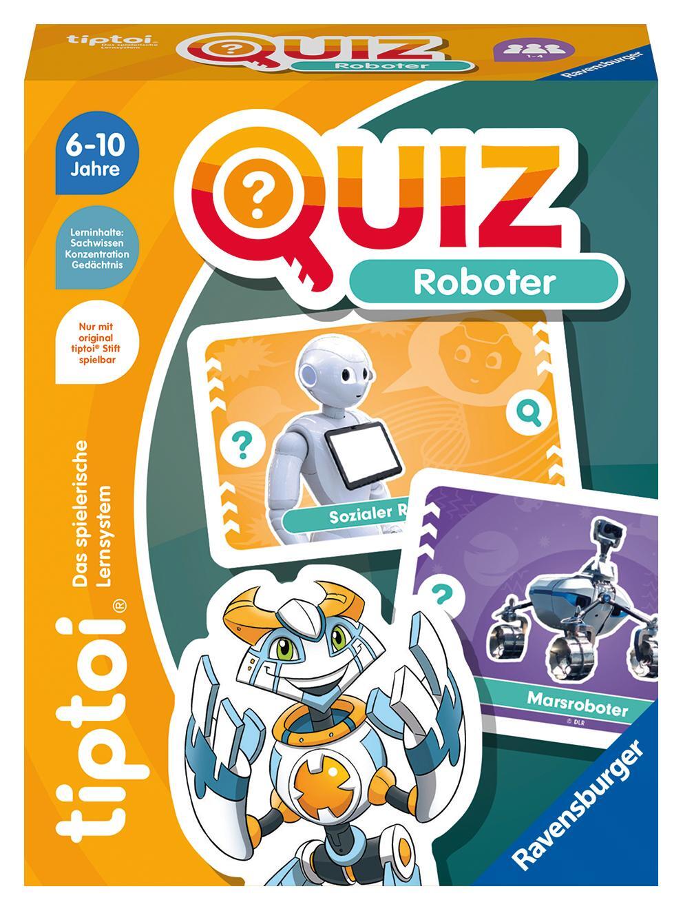 Cover: 4005556001644 | Ravensburger tiptoi 00164 Quiz Roboter, Quizspiel für Kinder ab 6...