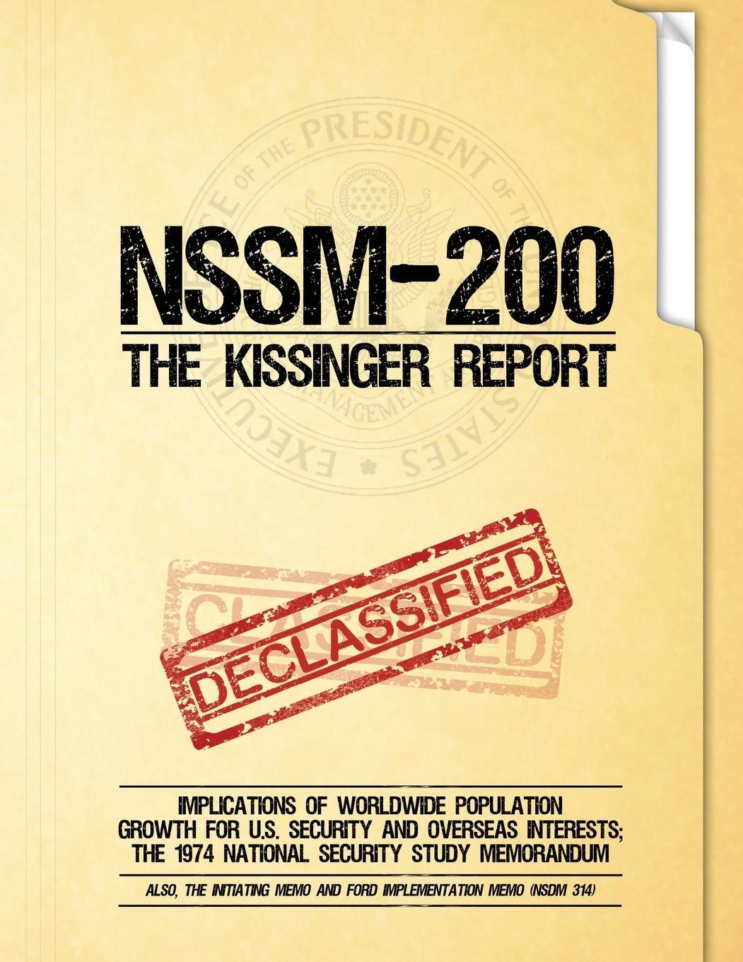 Cover: 9781936830695 | NSSM 200 The Kissinger Report | National Security Council | Buch