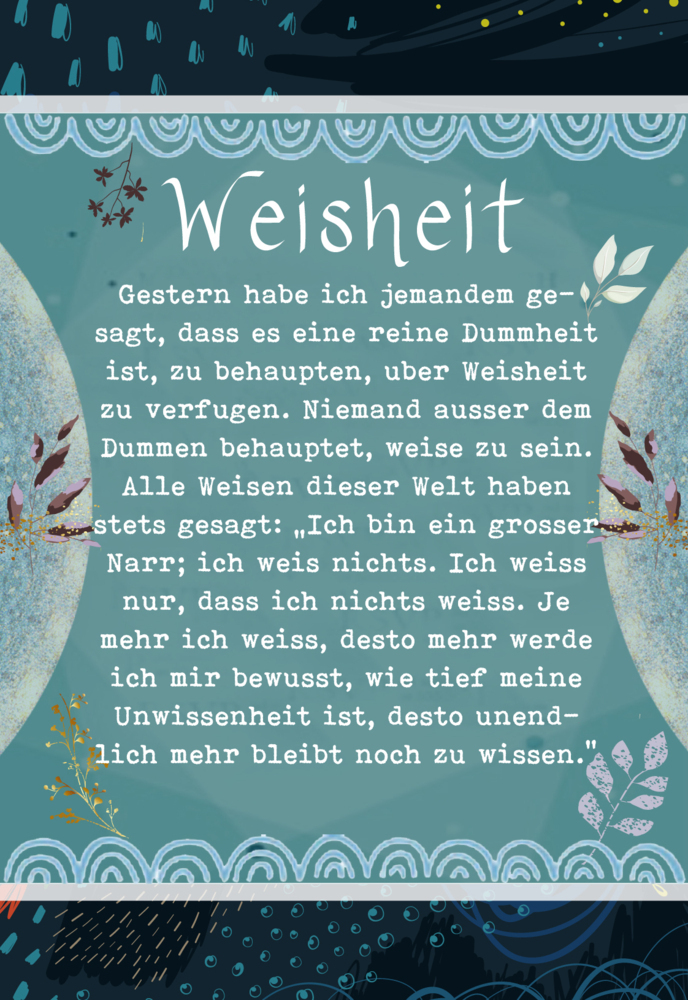 Bild: 9783868261875 | OSHO® Weisheiten für dich!, m. 1 Buch, m. 49 Beilage | international