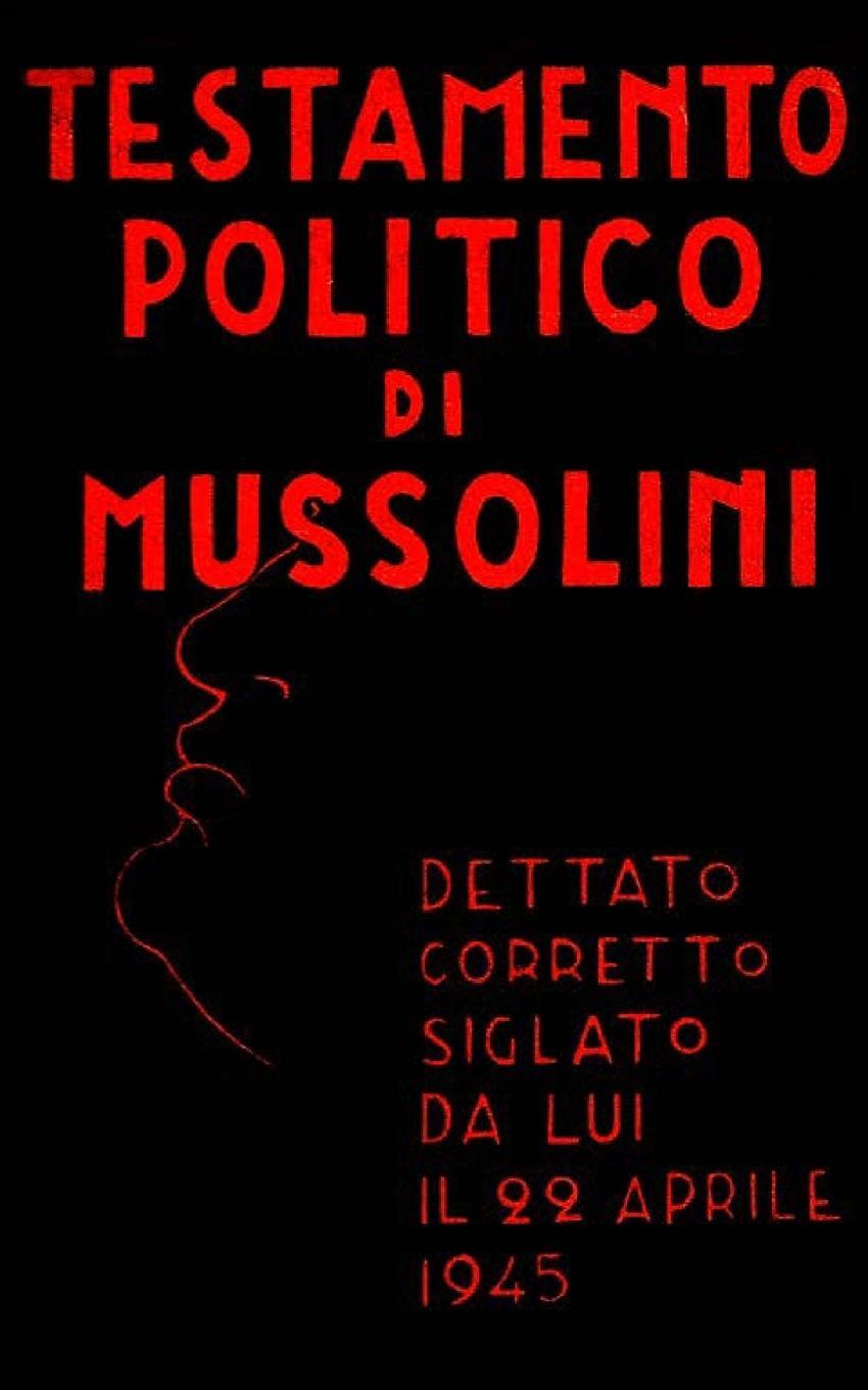 Cover: 9780368972980 | Testamento politico di Mussolini | Benito Mussolini | Taschenbuch