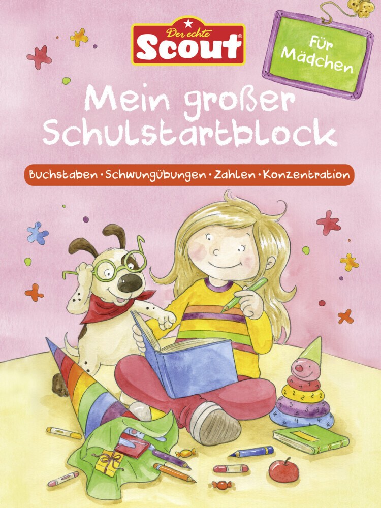 Cover: 9783963471384 | Scout - Mein großer Schulstartblock für Mädchen | Taschenbuch | 80 S.