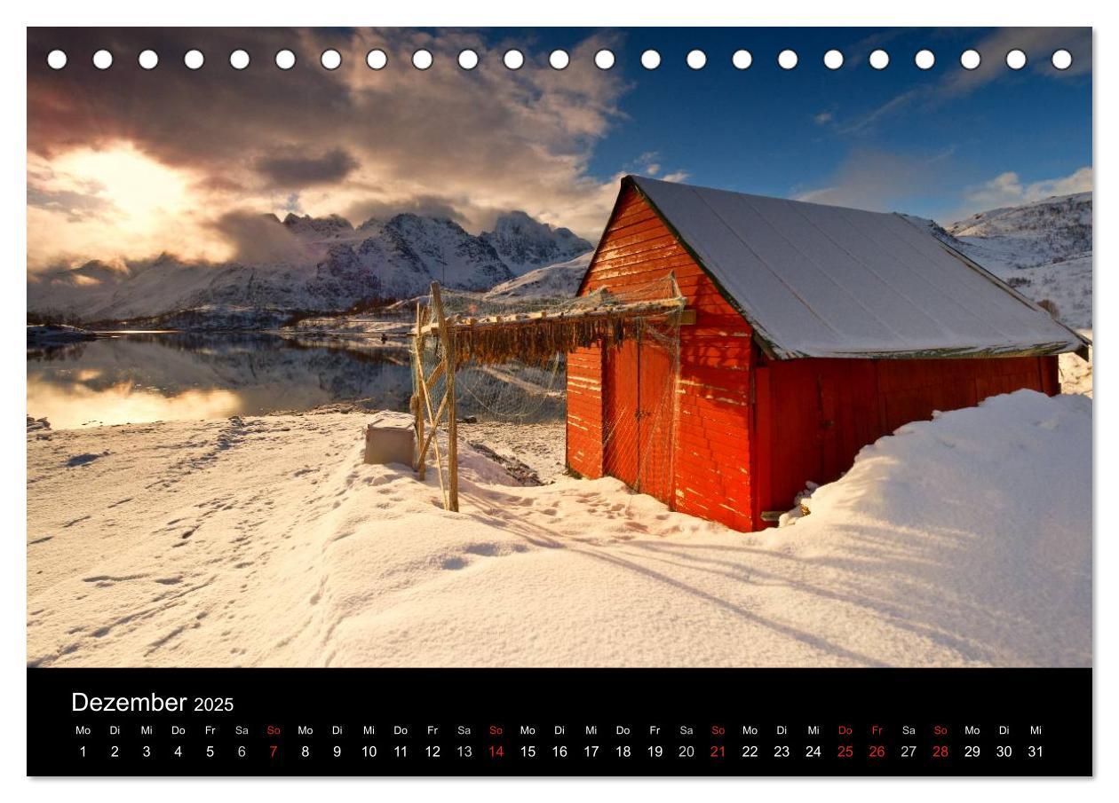 Bild: 9783435801268 | Norwegen (Tischkalender 2025 DIN A5 quer), CALVENDO Monatskalender