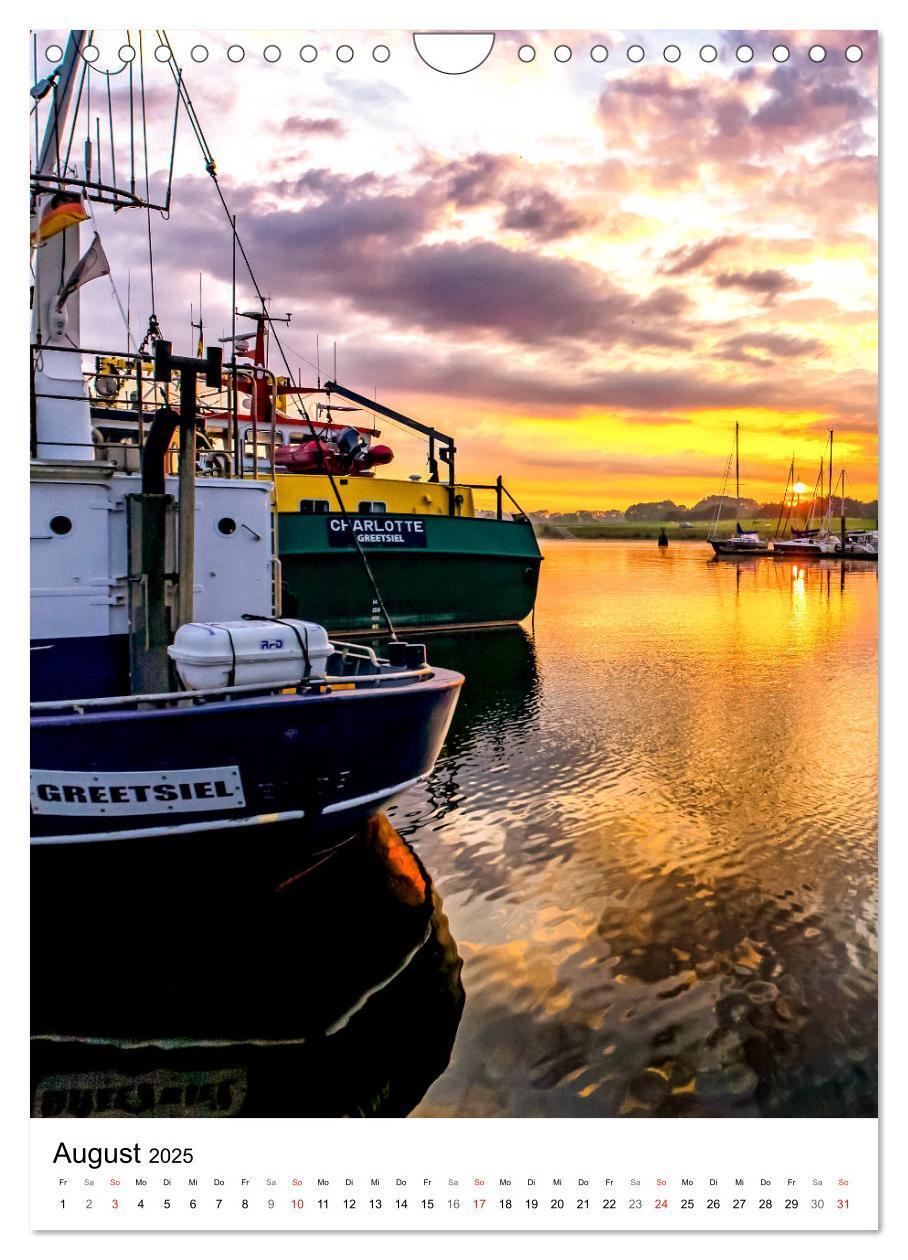 Bild: 9783435969845 | GREETSIEL Rund um den Hafen (Wandkalender 2025 DIN A4 hoch),...