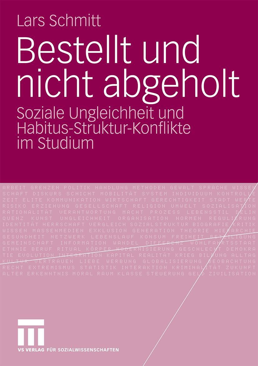 Cover: 9783531171883 | Bestellt und nicht abgeholt | Lars Schmitt | Taschenbuch | 289 S.