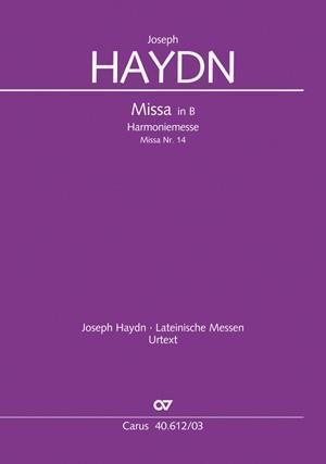 Cover: 9790007092085 | Harmoniemesse in B (Klavierauszug) | Hob. XXII:14 | Joseph Haydn