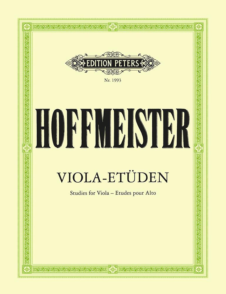 Cover: 9790014009045 | Studies for Viola | 12 Studies | Franz Anton Hoffmeister | Taschenbuch