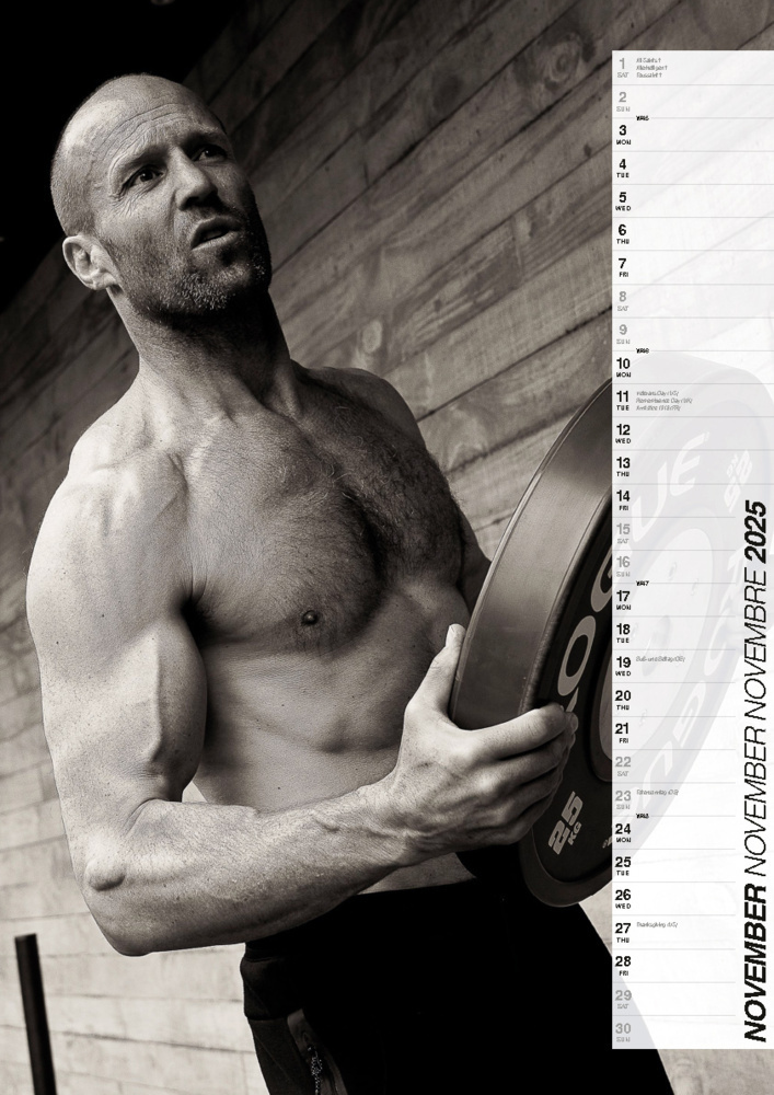 Bild: 9798893610482 | Jason Statham Kalender 2025 | Kalender | 14 S. | Deutsch | 2025