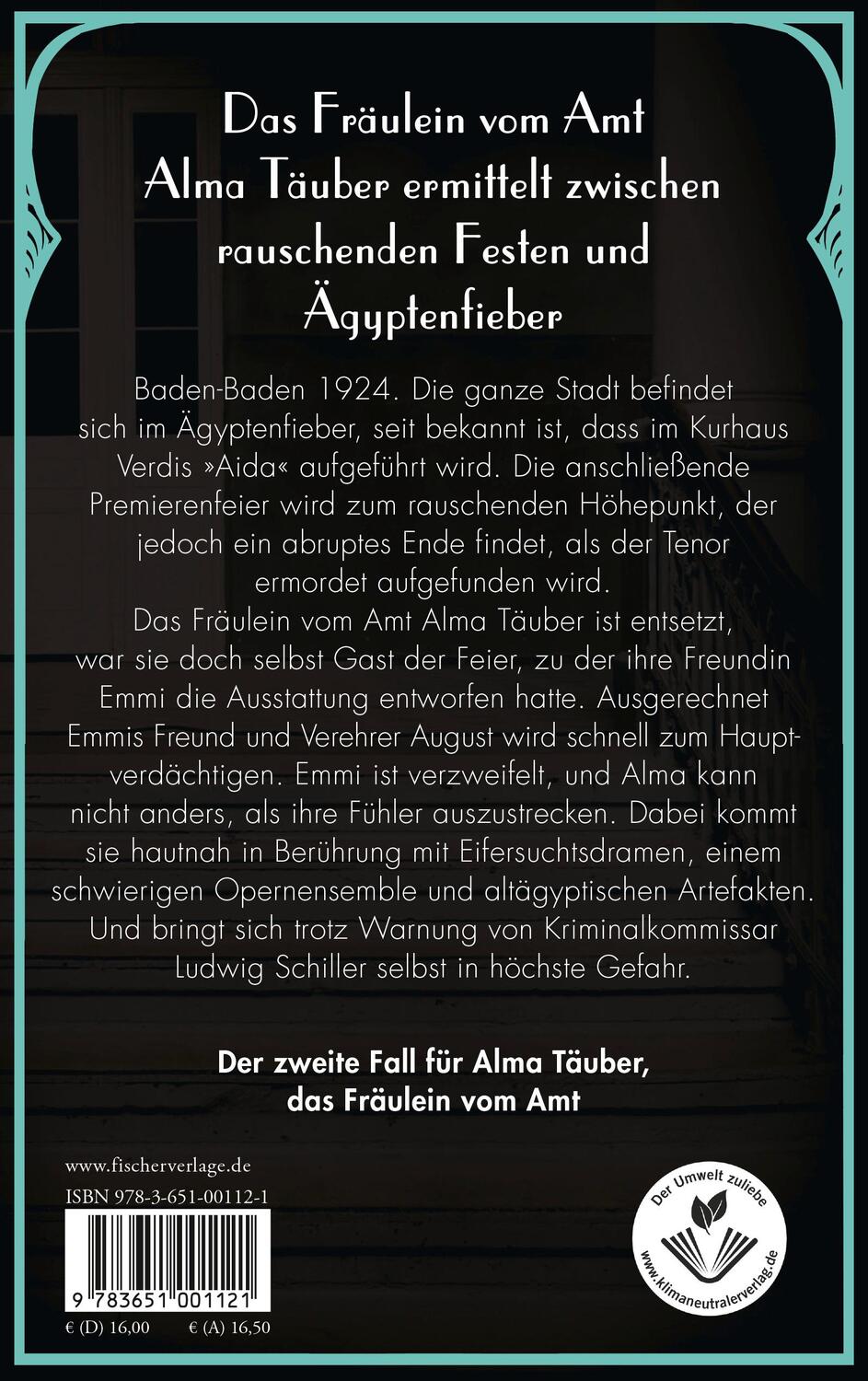 Rückseite: 9783651001121 | Fräulein vom Amt - Der Tote im Kurhaus | Charlotte Blum | Taschenbuch