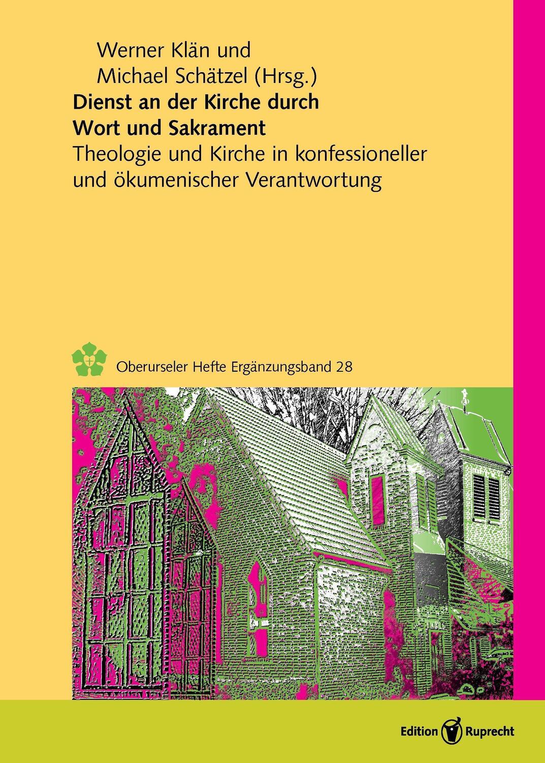 Cover: 9783846903858 | Dienst an der Kirche durch Wort und Sakrament | Werner Klän (u. a.)