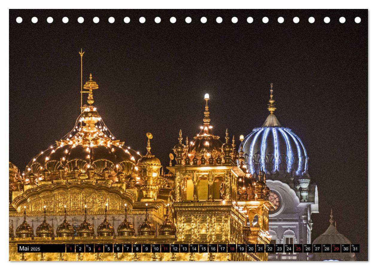 Bild: 9783435300938 | Amritsar - Der goldene Tempel (Tischkalender 2025 DIN A5 quer),...