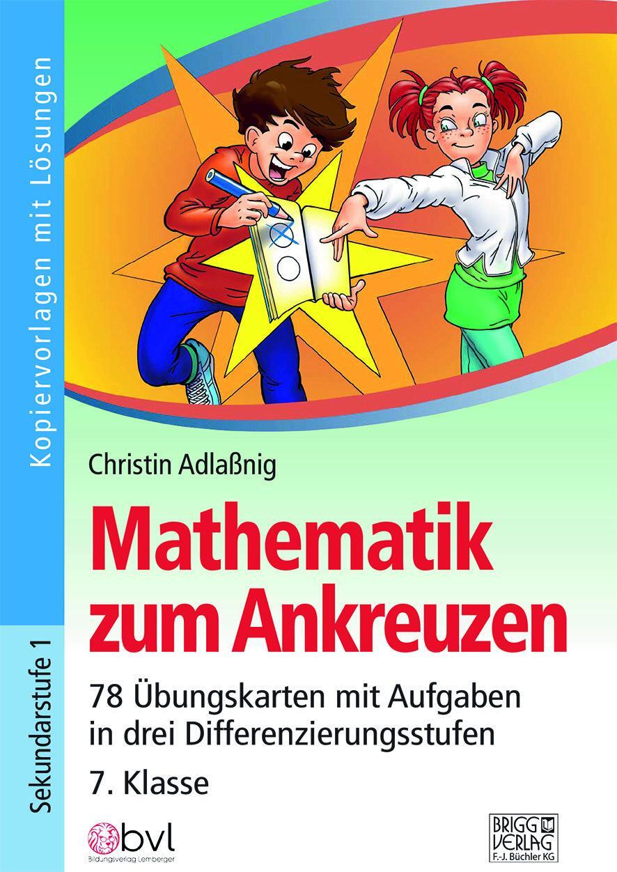 Cover: 9783956603112 | Mathematik zum Ankreuzen 7. Klasse | Christin Adlaßnig | Taschenbuch