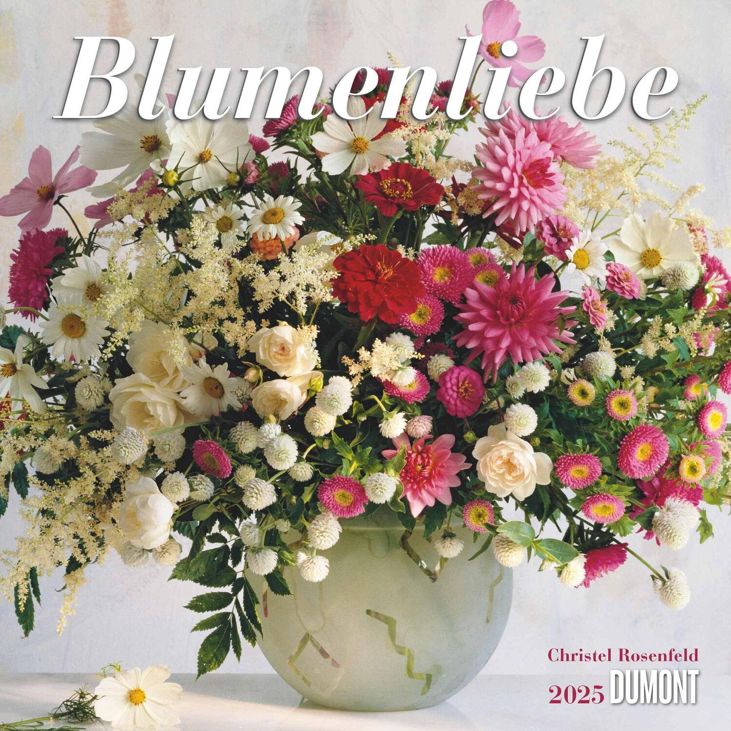 Cover: 4250809652832 | Blumenliebe 2025 - Broschürenkalender - Mit Gedichten - Format 30 x...