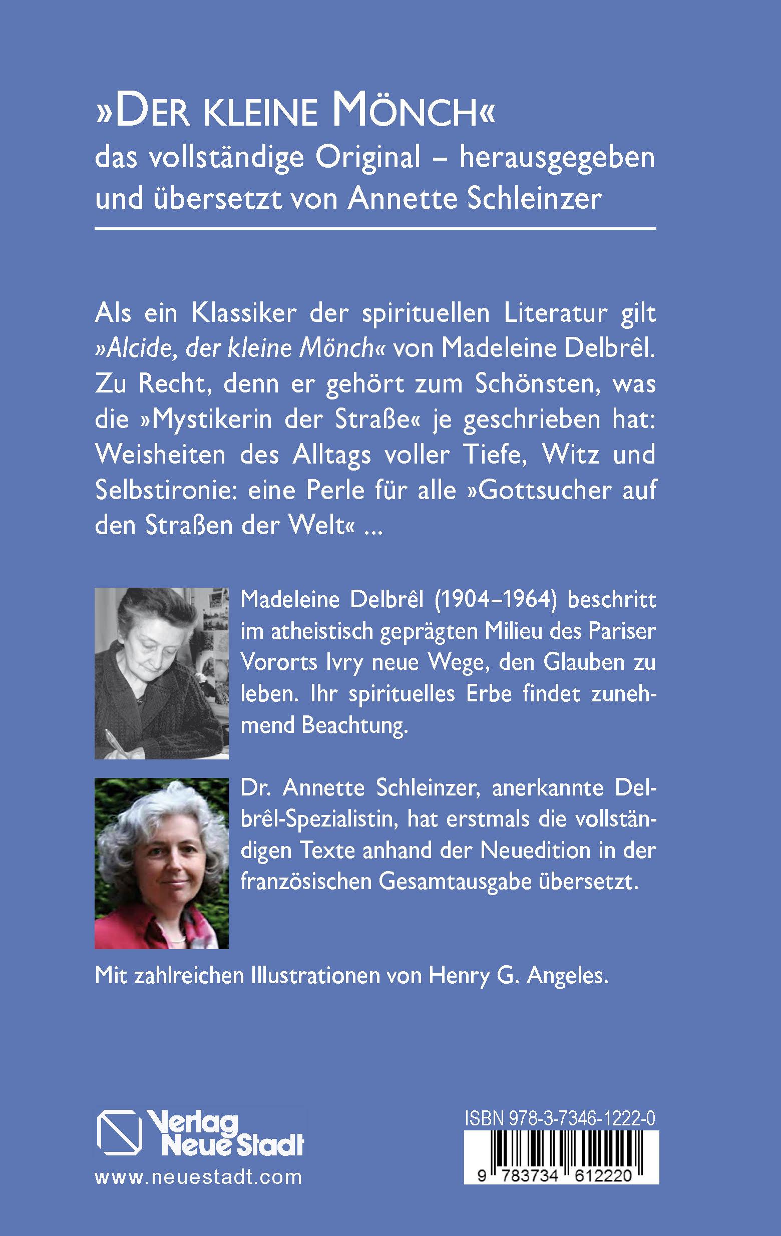 Rückseite: 9783734612220 | Alcide, der kleine Mönch | Gedankenblitze eines Gottsuchers | Delbrêl