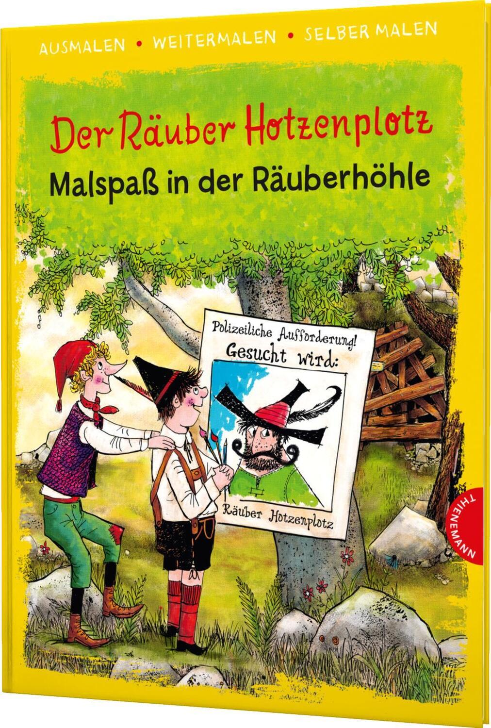 Cover: 9783522185790 | Der Räuber Hotzenplotz. Malspaß in der Räuberhöhle (Ausmalen,...