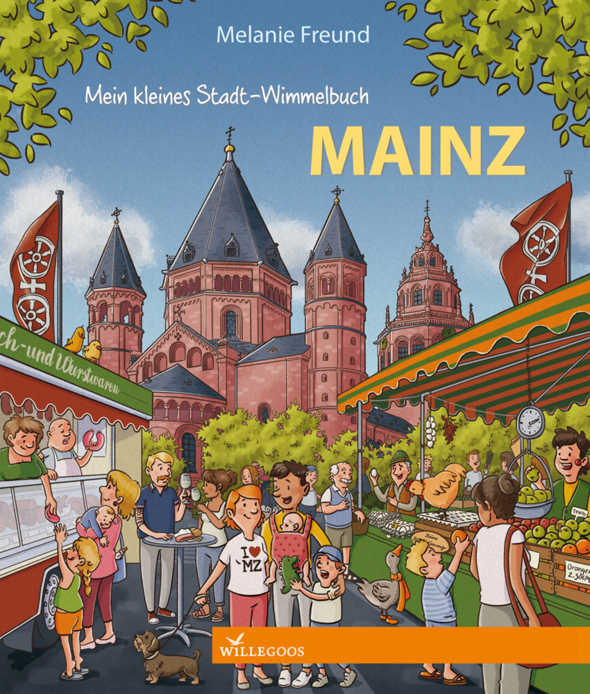 Cover: 9783944445250 | Mein kleines Stadt-Wimmelbuch Mainz | Melanie Freund | Buch | Unzerr.
