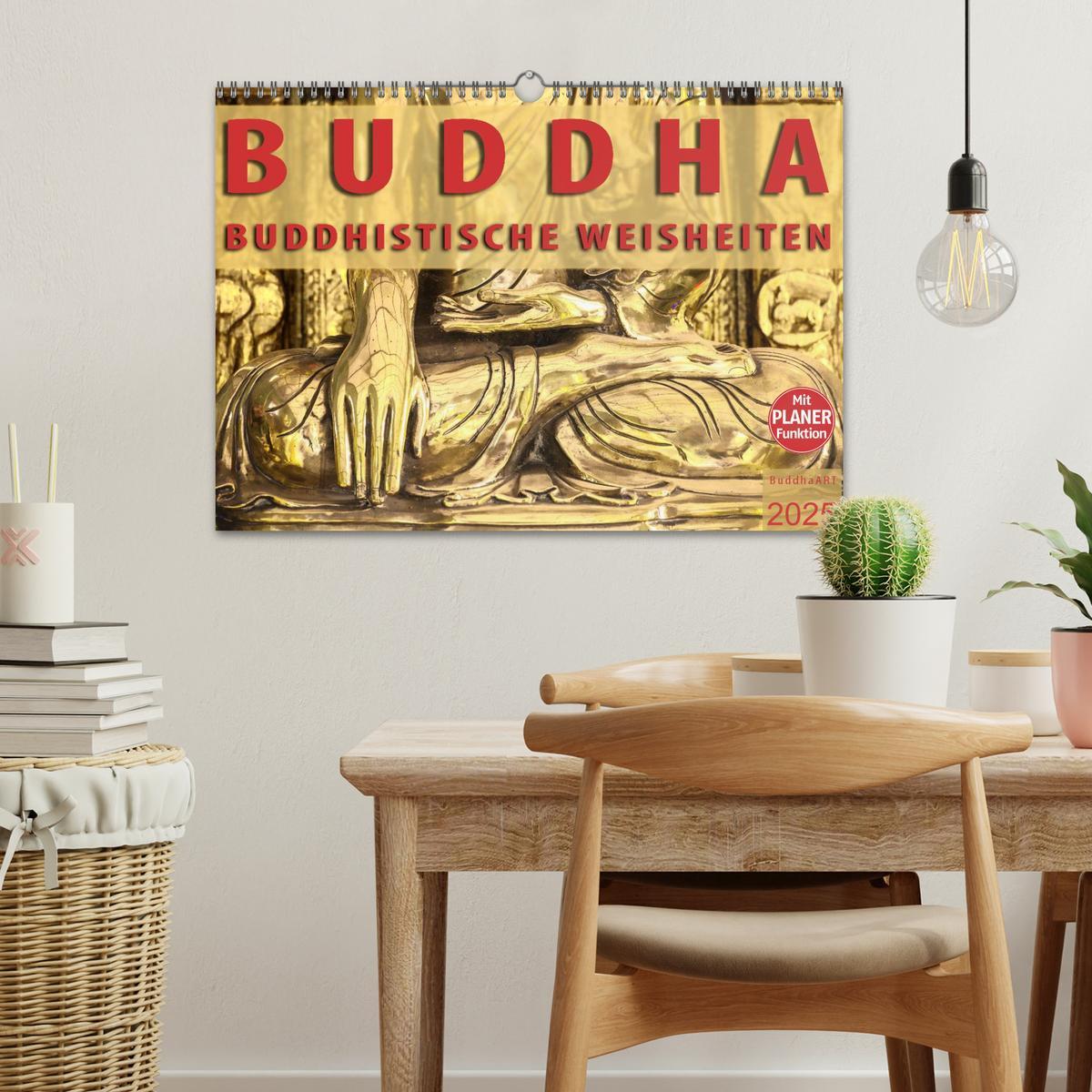 Bild: 9783435550944 | BUDDHA Buddhistische Weisheiten (Wandkalender 2025 DIN A3 quer),...