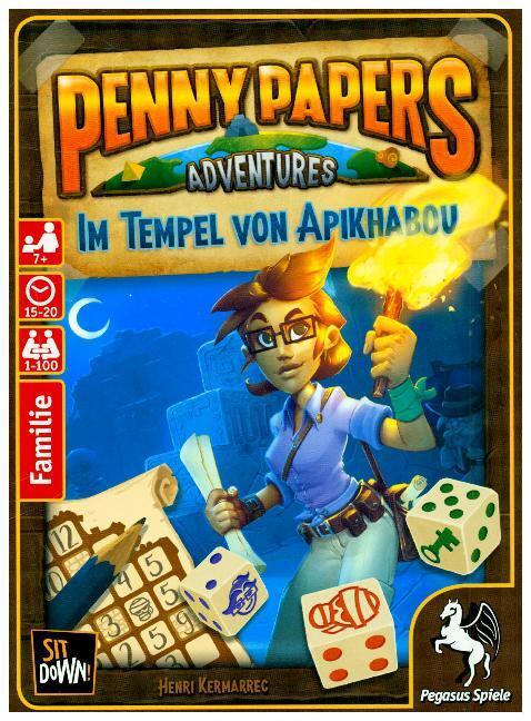 Cover: 4250231716867 | Penny Papers Adventures: Im Tempel von Apikhabou | Spiel | Deutsch