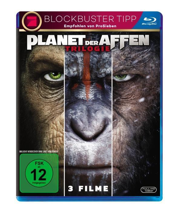 Cover: 4010232071347 | Planet der Affen Trilogie | Rick Jaffa (u. a.) | Blu-ray Disc | 2017