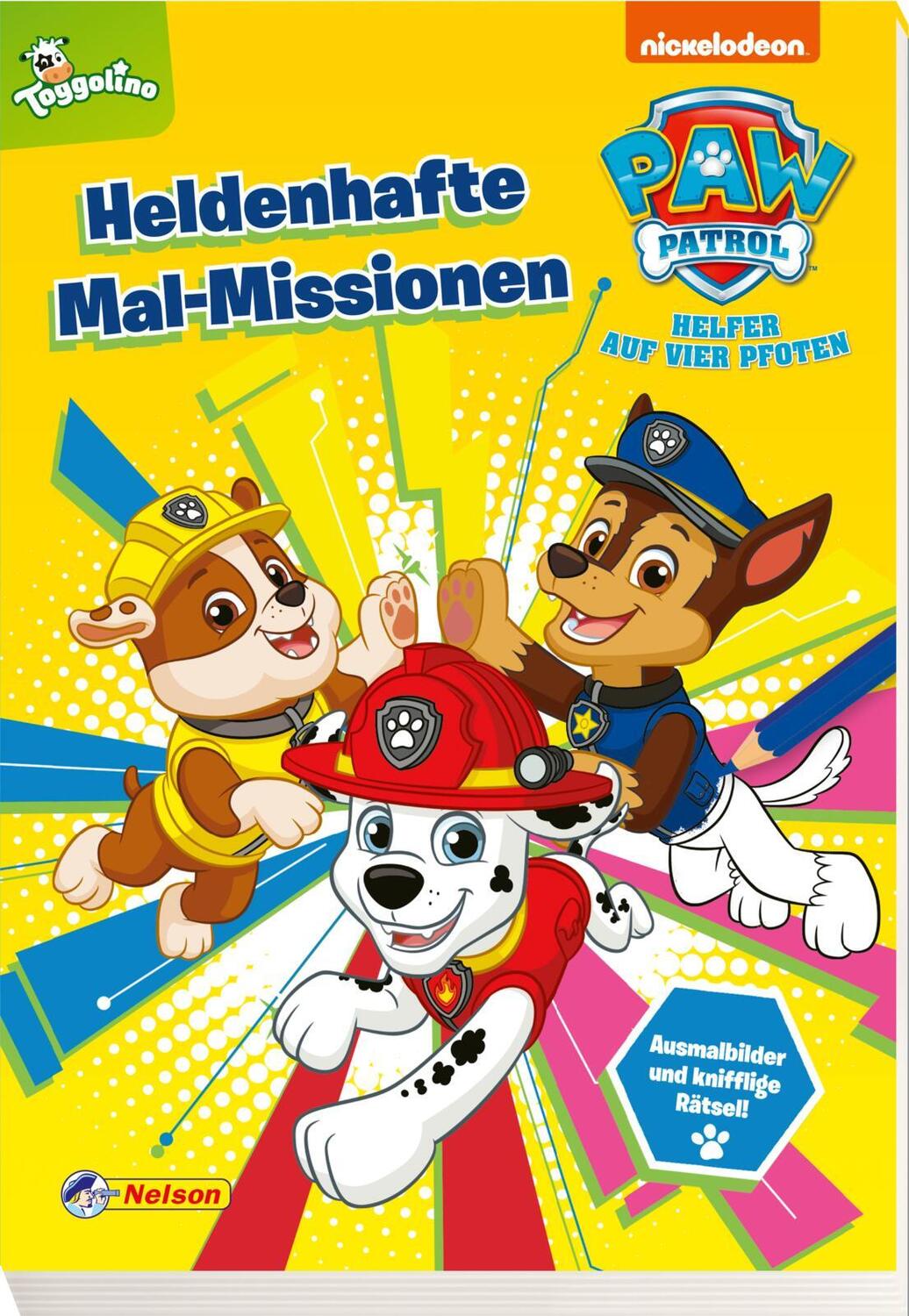 Cover: 9783845119472 | PAW Patrol: Heldenhafte Mal-Missionen | Taschenbuch | PAW Patrol