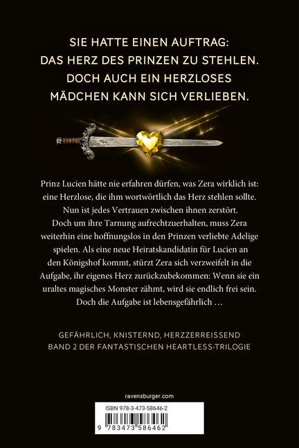 Bild: 9783473586462 | Heartless, Band 2: Das Herz der Verräterin | Sara Wolf | Taschenbuch