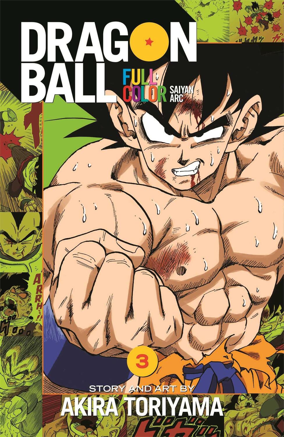 Cover: 9781421566016 | Dragon Ball Full Color Saiyan Arc, Vol. 3 | Saiyan Arc | Toriyama